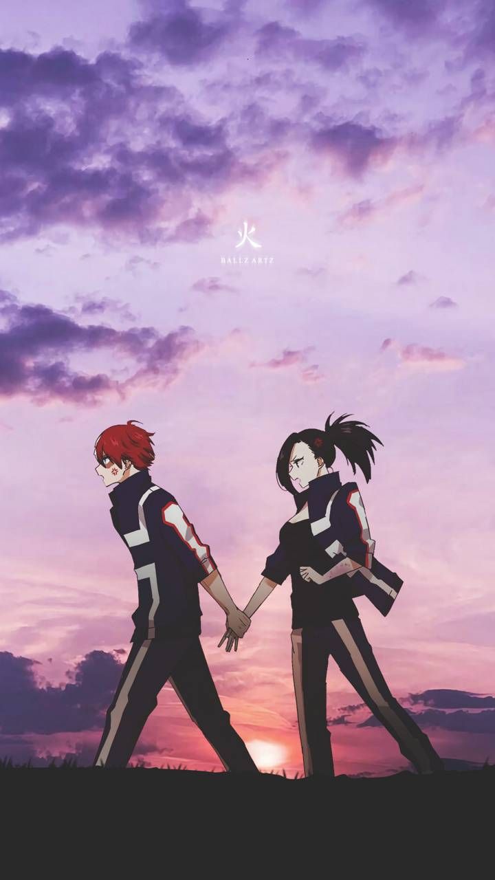 Download Shoto and Momo wallpaper by Ballz_artz now. Browse millions of popular anime Wallpaper a. Hero poster, Anime witch, Hero wallpaper