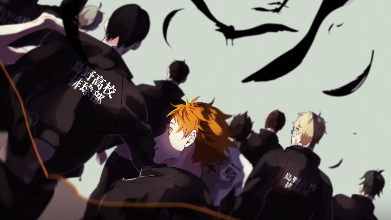 Haikyu Back View Of Yu Nishinoya Team HD Anime Wallpaper