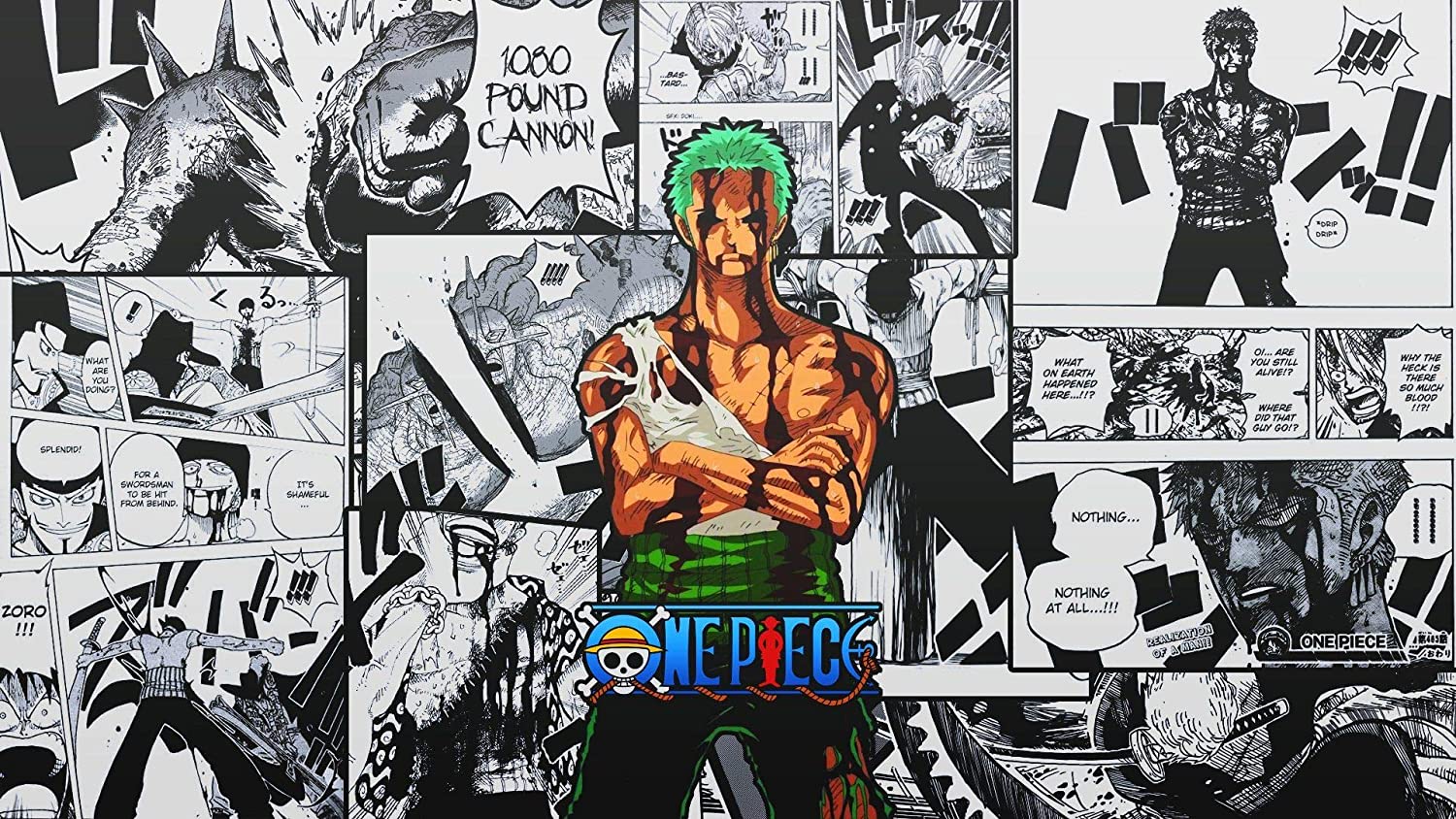 Anime One Piece Roronoa Zoro Manga Poster and Prints Unframed Wall Art Gifts Decor 12x18: Posters & Prints