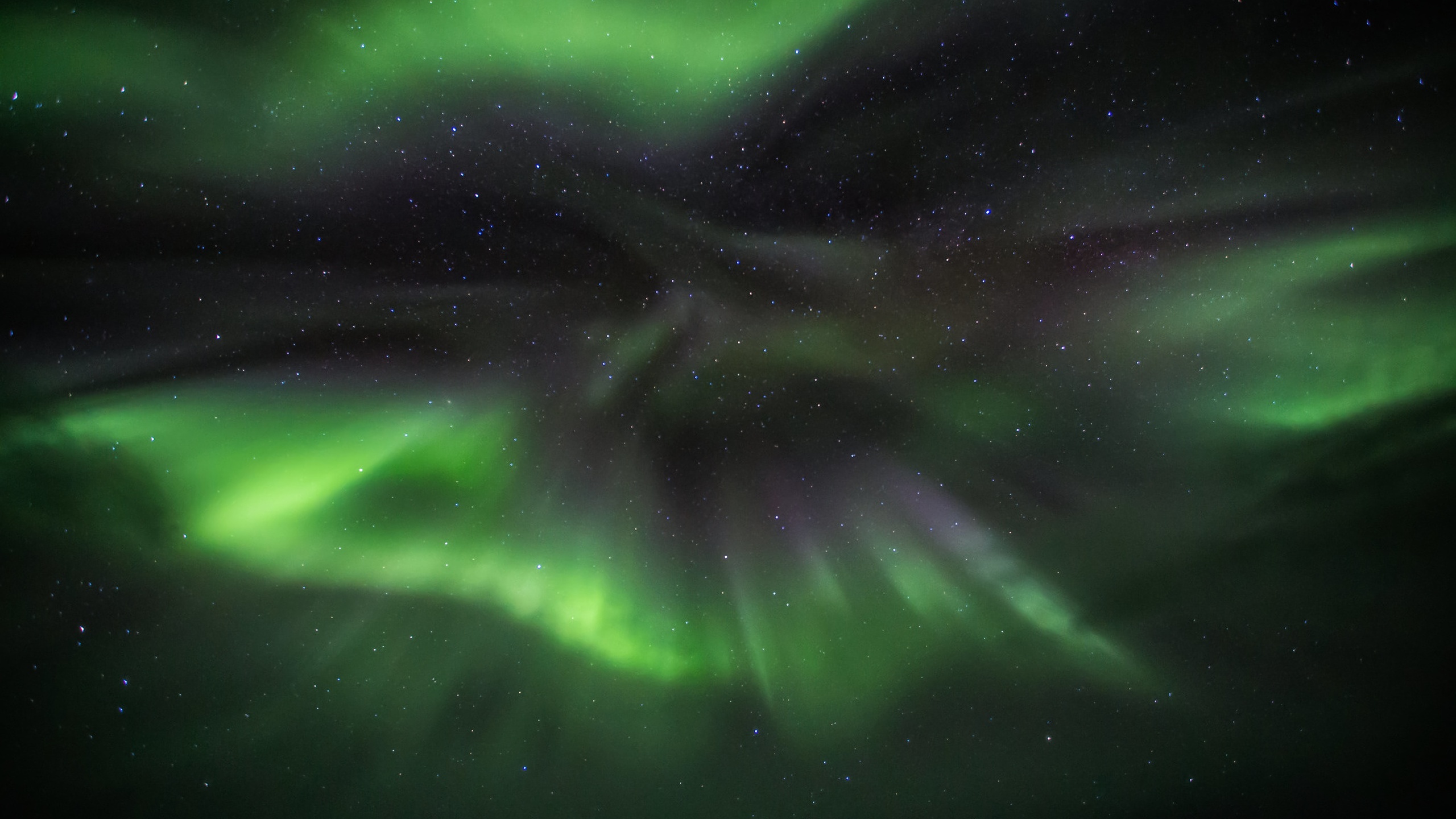 Aurora Green 1440P Resolution HD 4k Wallpaper, Image, Background, Photo and Picture