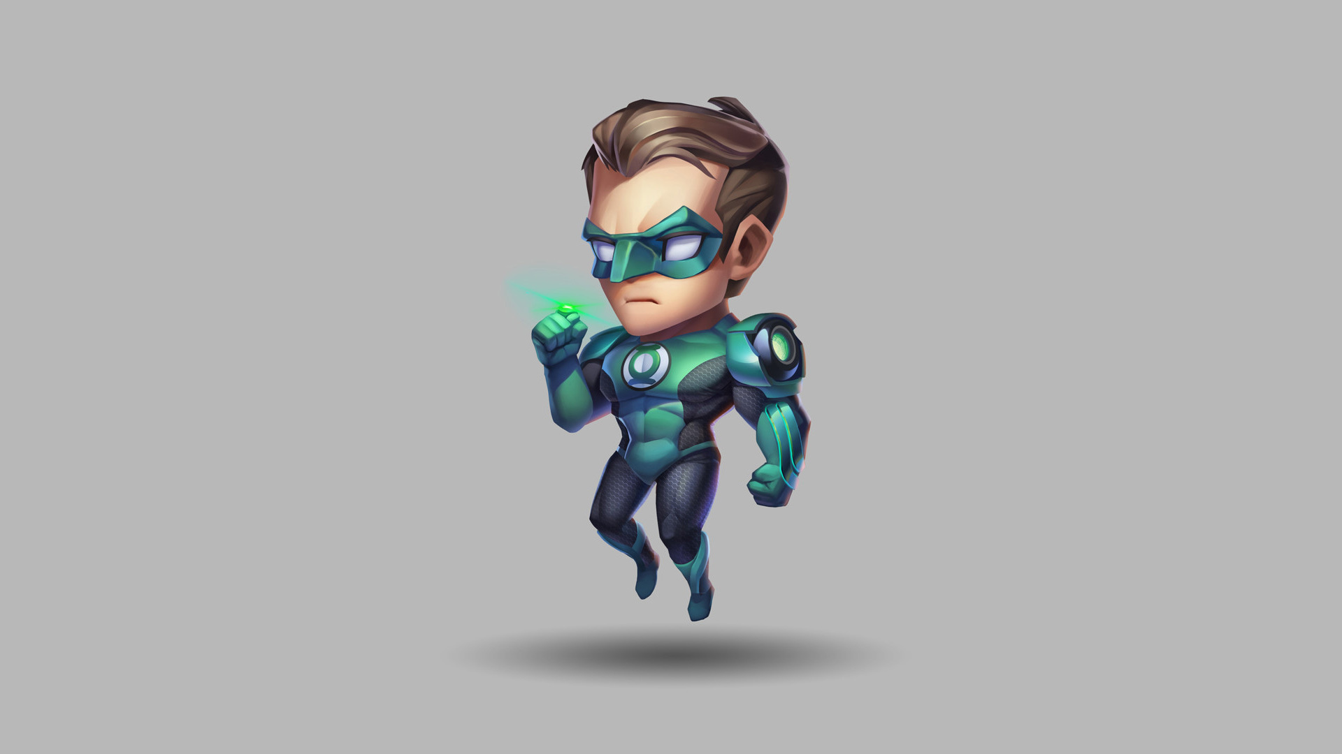 Desktop wallpaper green lantern, superhero, minimal, art, HD image, picture, background, 75babd