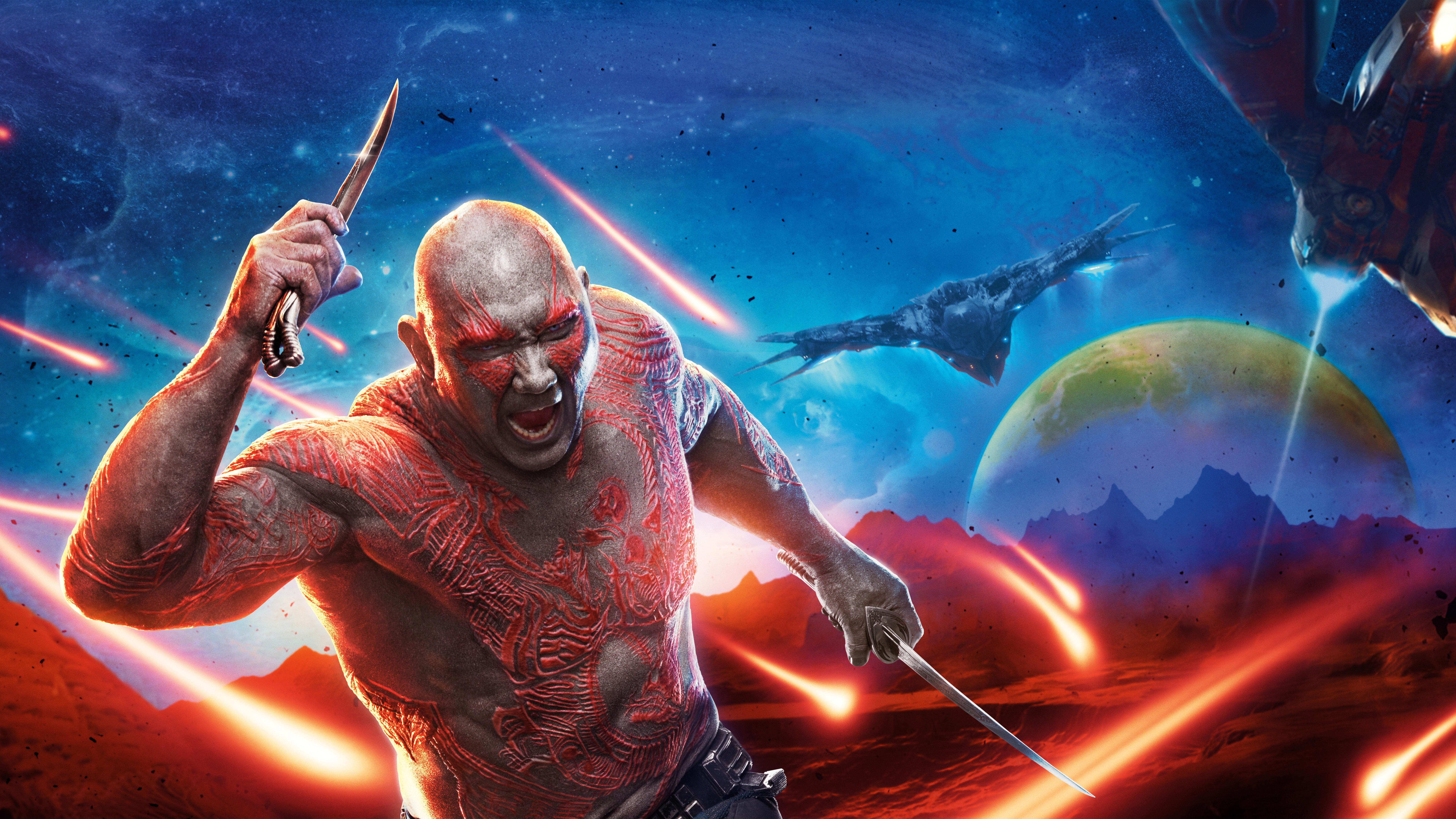 Drax The Destroyer Guardians Of The Galaxy Vol 2 4k 8k, HD Movies, 4k Wallpaper, Image, Background, Photo and Picture