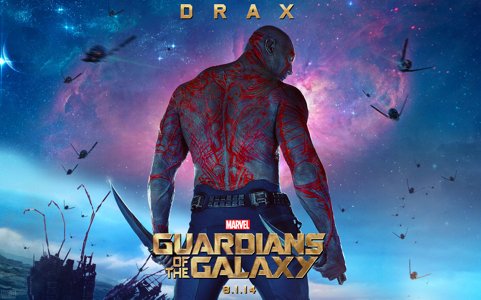 Drax The Destroyer, Guardians Of The Galaxy Wallpaper HD / Desktop and Mobile Background