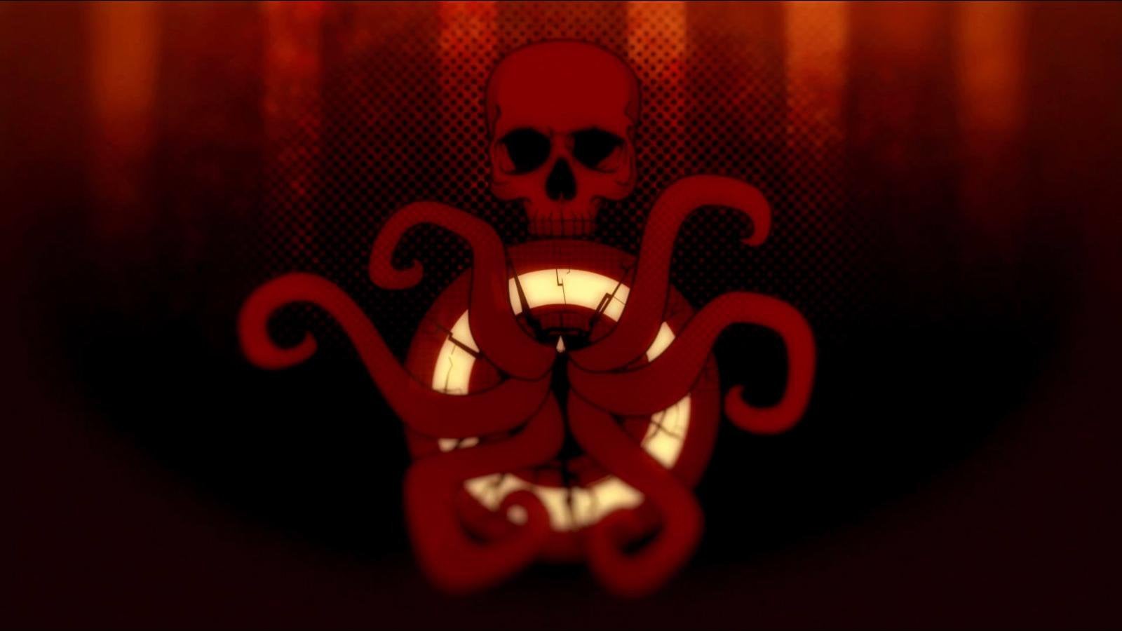 Hydra through Cap's Shield wallpaper grab I made. (It's supposed to be blurry, it's a dream): Marvel