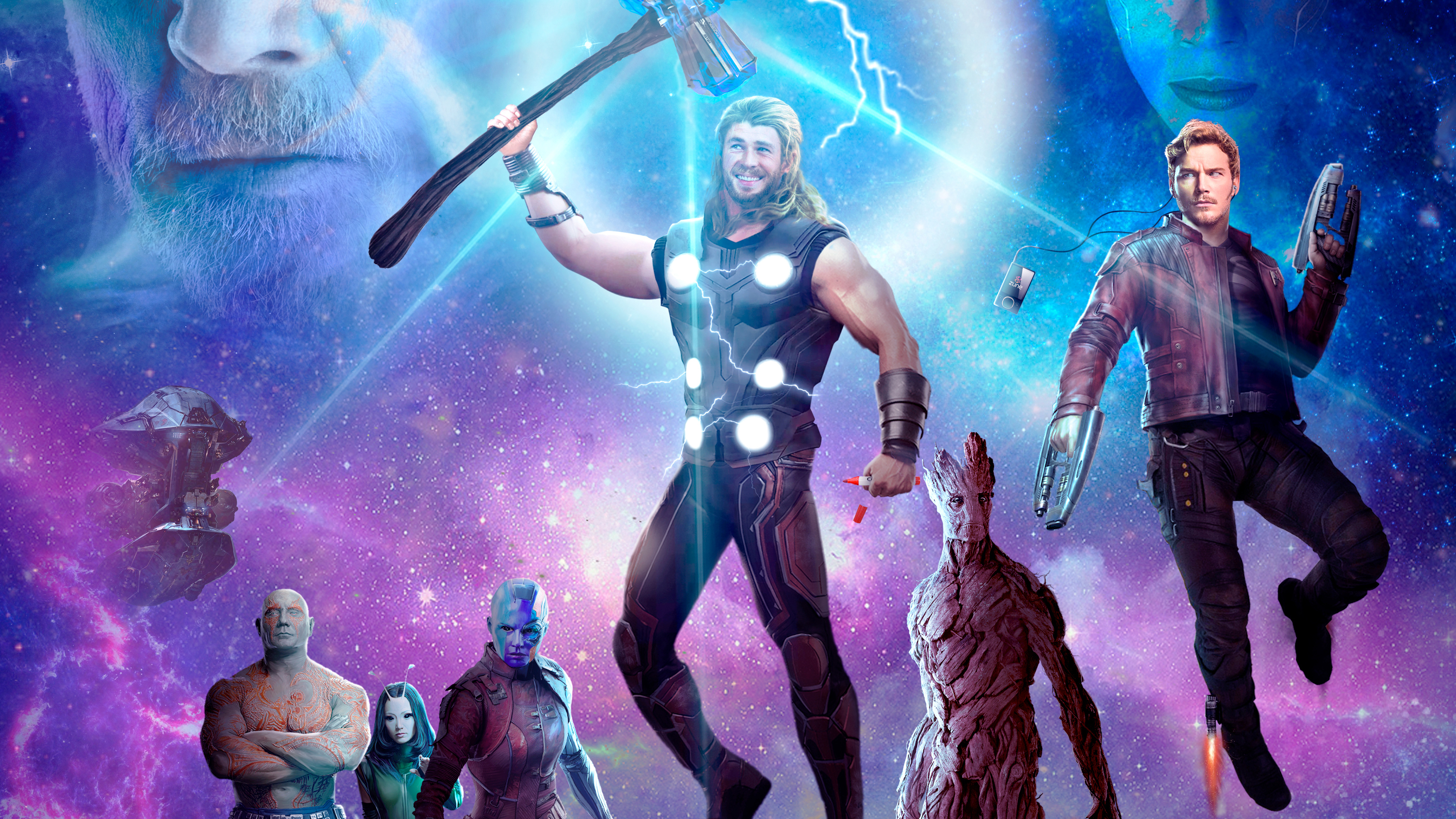 Guardians Of The Galaxy Vol 3 4k, HD Superheroes, 4k Wallpapers, Image, Bac...