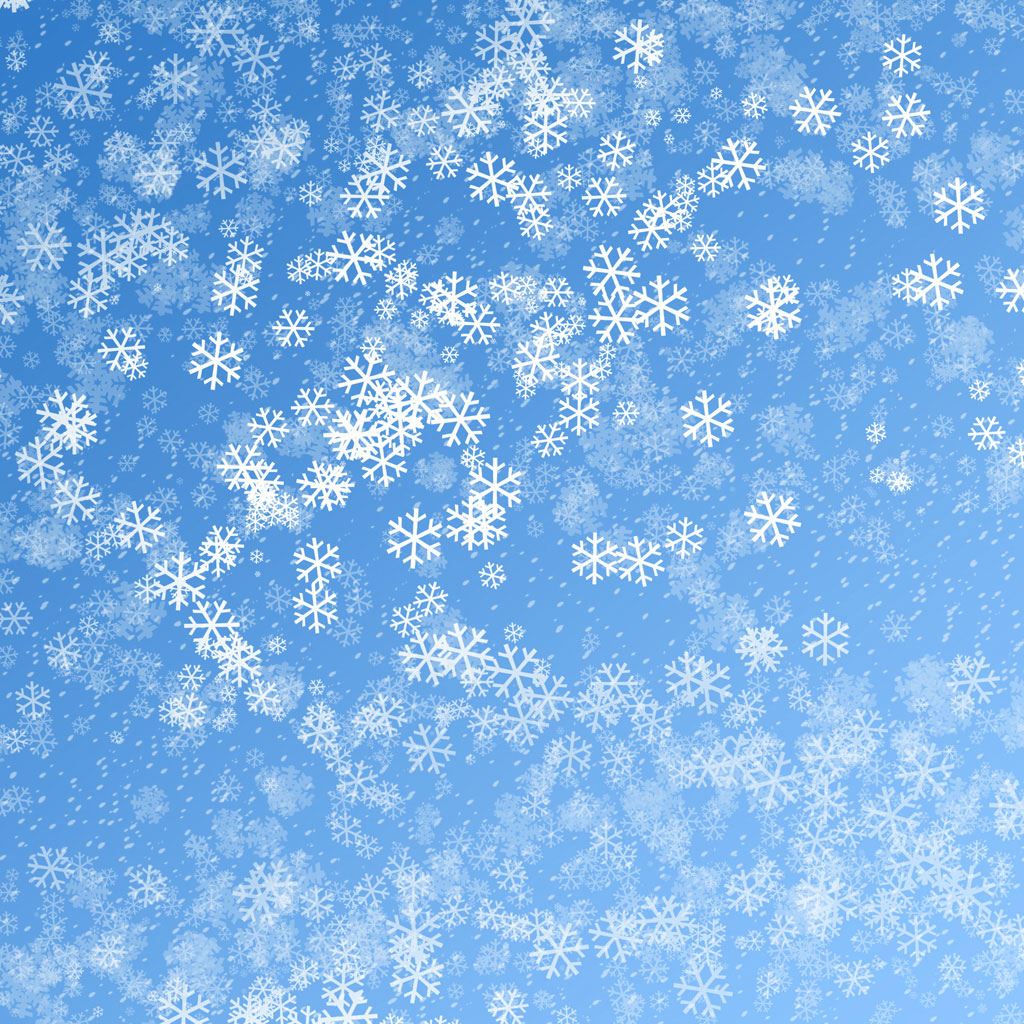 Snow Flakes iPad Wallpaper Free Download