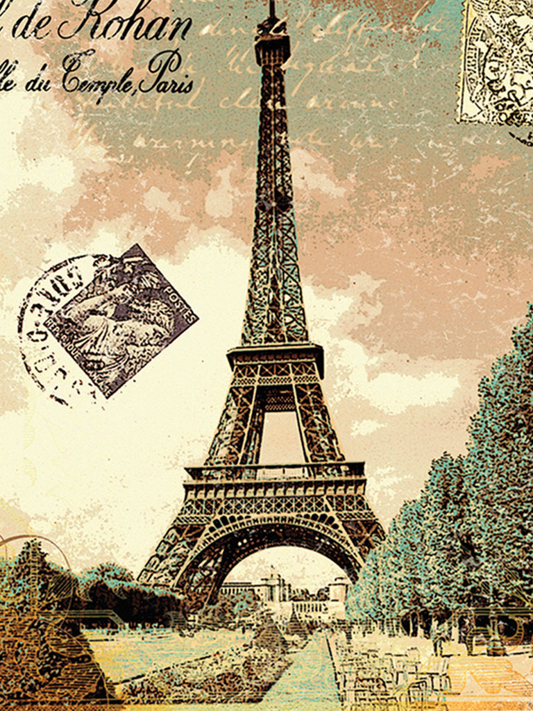 Vintage Paris Wallpaper