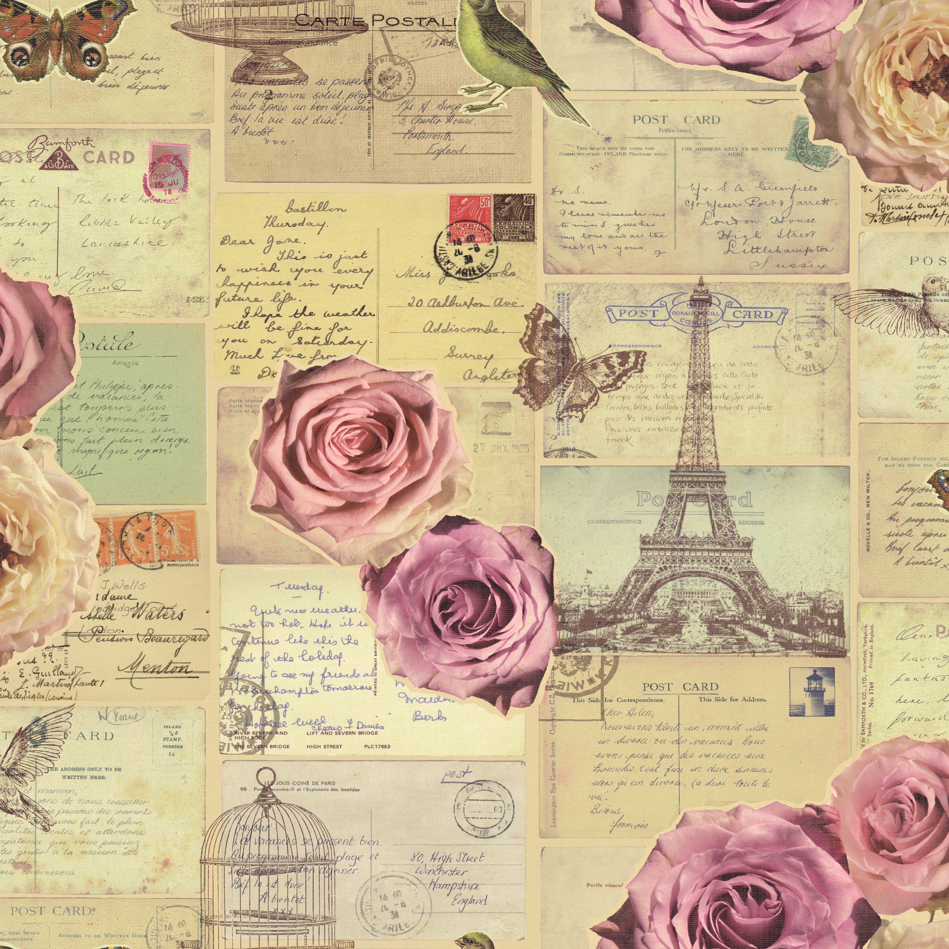 Paris Collage Vintage