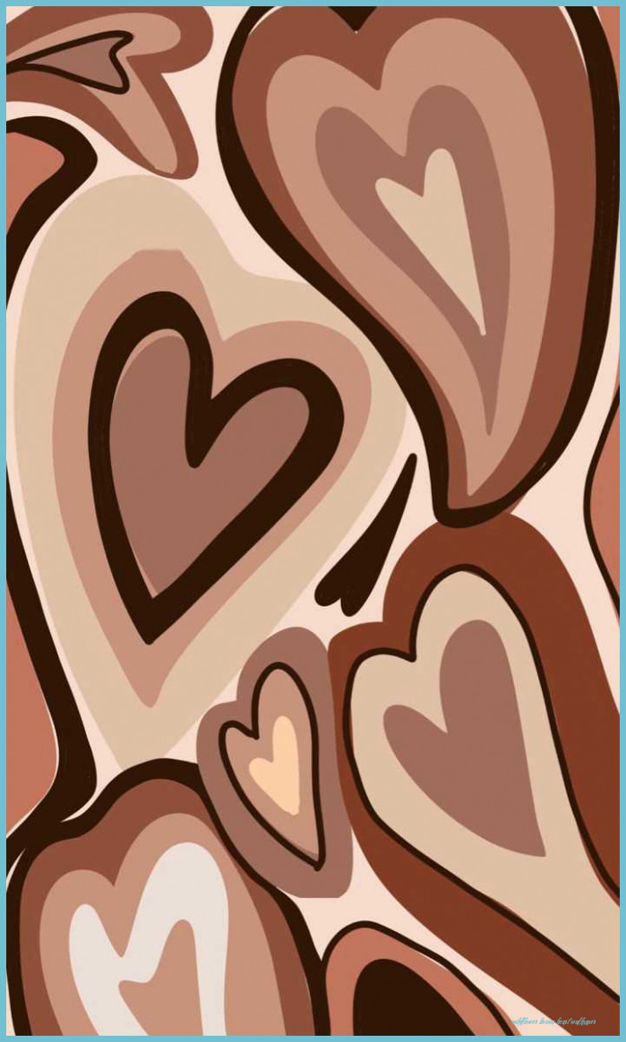 Brown Wallpaper On WallpaperDog Brown Heart Wallpaper