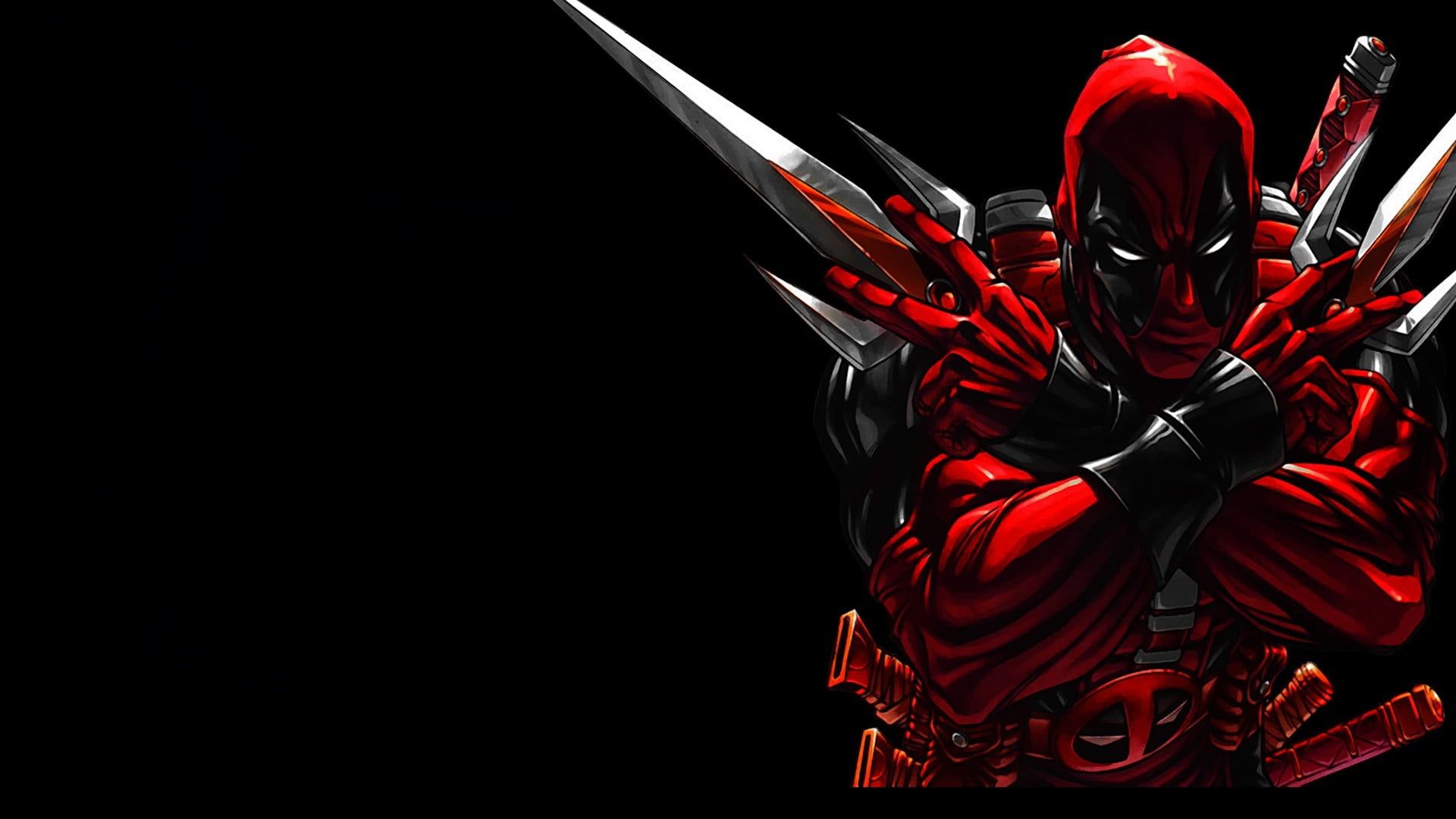 Deadpool digital wallpaper Marvel Comics #Deadpool simple background P #wallpaper #hdwallpape. Deadpool wallpaper, Marvel comics wallpaper, Digital wallpaper