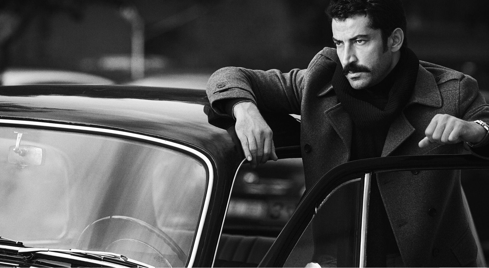 KenanImirzalıoglu actor car mustache classic car turkish men male wallpaperx1053