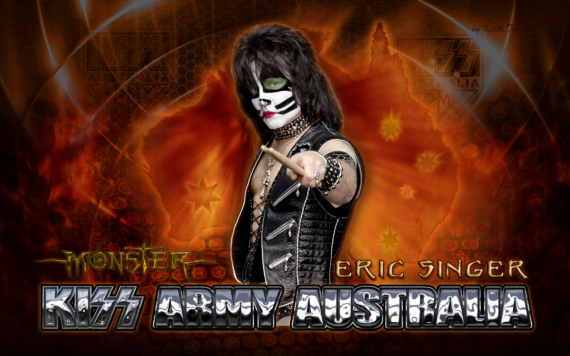 KISS Army Australia original Monster Wallpaper!