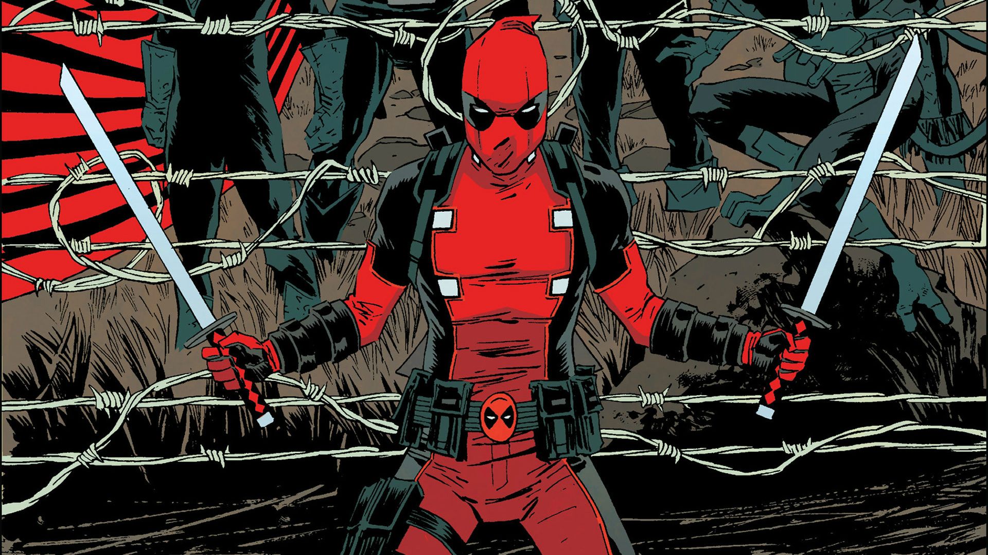 Desktop Wallpaper Deadpool And His Sword, Marvel Comics, HD Image, Picture, Background, Fdf266