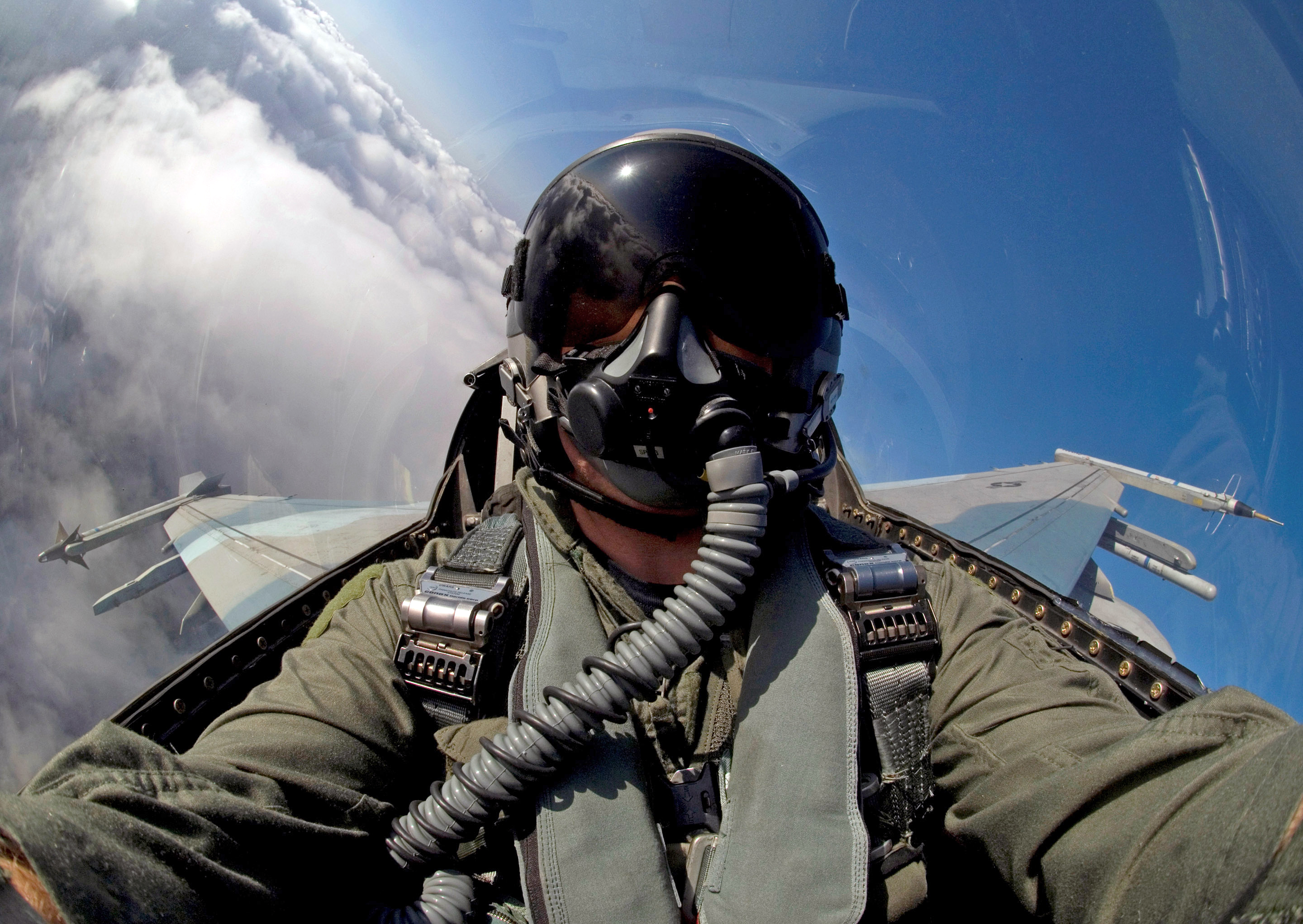 Aircraft, Military, Pilot, Cockpit, F 16 Fighting Falcon Wallpaper / WallpaperJam.com