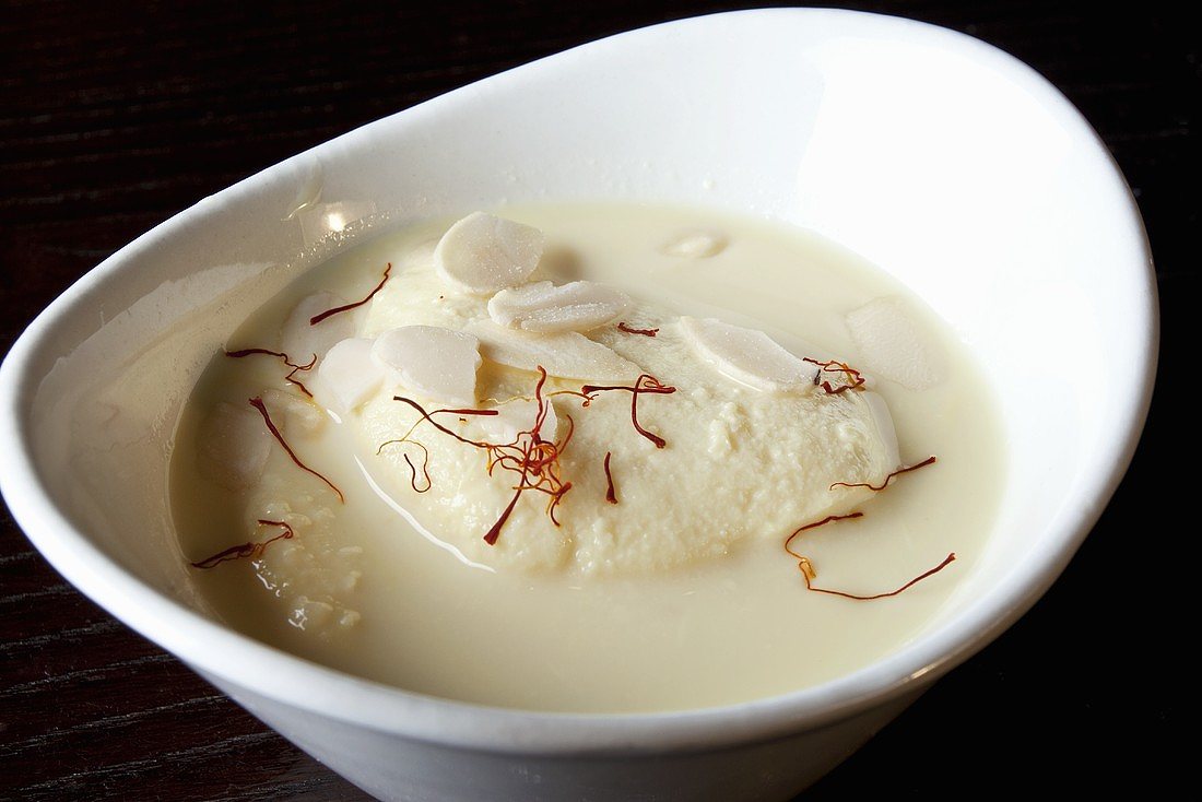 Rasmalai; Indian Dessert with Milk
