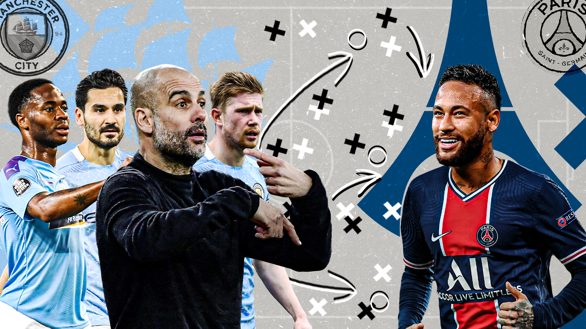 It's not by sleeping on the floor' hail 'world class' Guardiola after Manchester City win over PSG