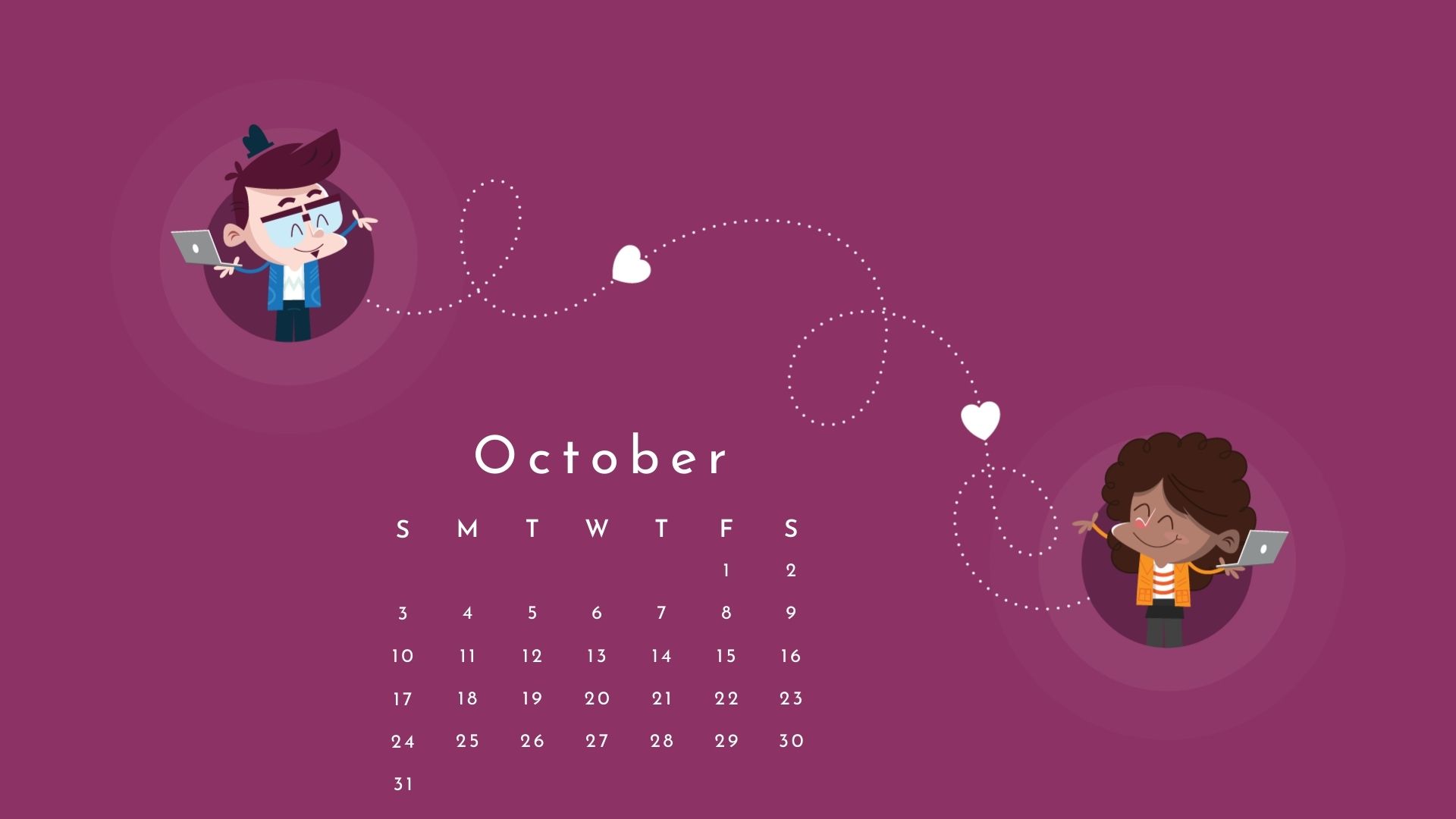 October 2021 Wallpaper Calendar