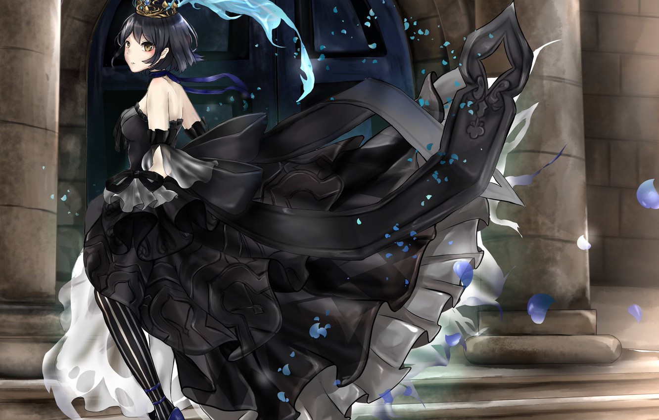 Wallpaper girl, the game, art, girl, yukata, Quinceanera dresses, Alise, Sinoalice image for desktop, section сёнэн