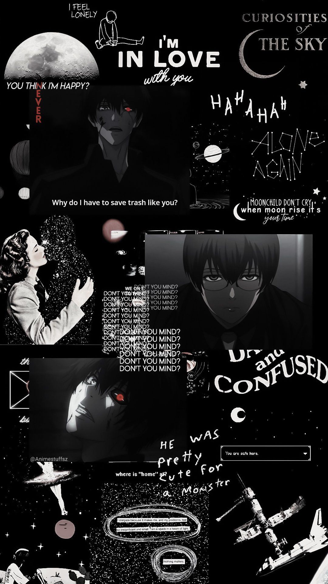 Dark Anime Aesthetic Wallpaper
