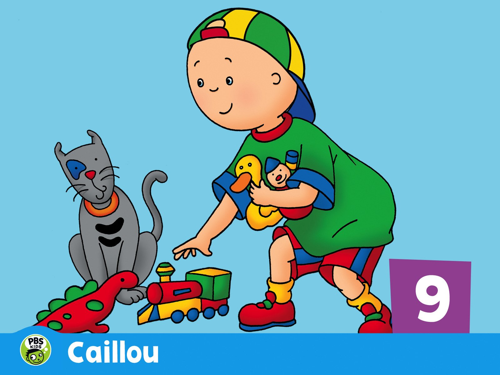 Caillou conducts captain caillou caillou roars