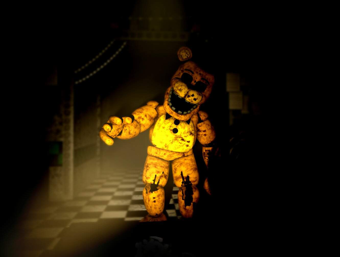 Withered Golden Freddy Wallpapers - Wallpaper Cave