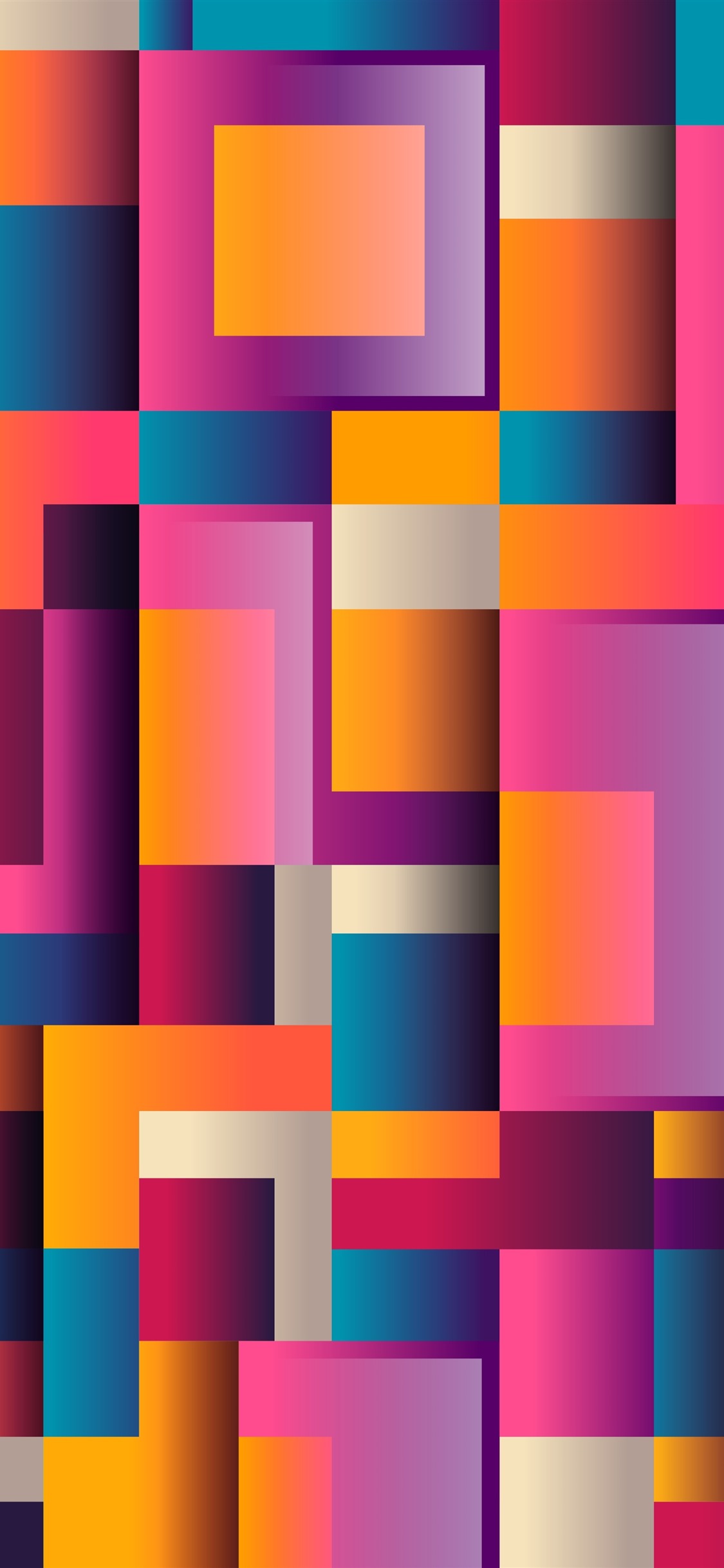 Wallpaper Colorful squares, geometric, abstract background 5120x2880 UHD 5K Picture, Image