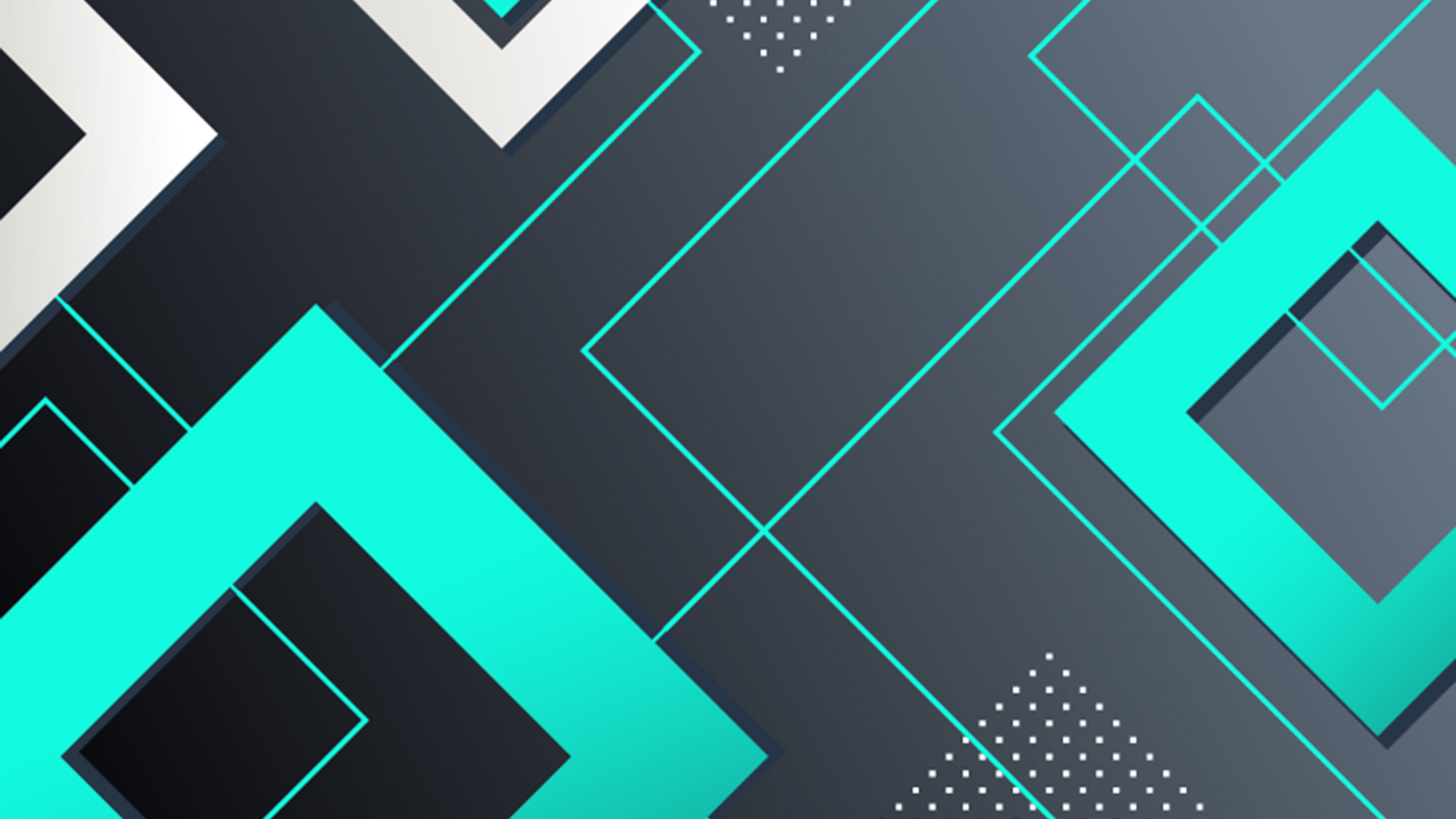 Blue Ash Squares Geometric Shapes 4K HD Geometric Wallpaper