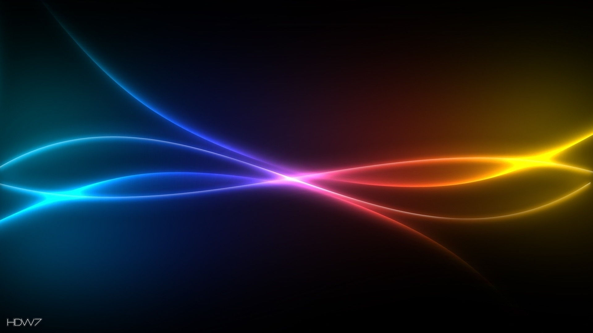 lines wavy colorful connection 1920x1080. HD wallpaper gallery
