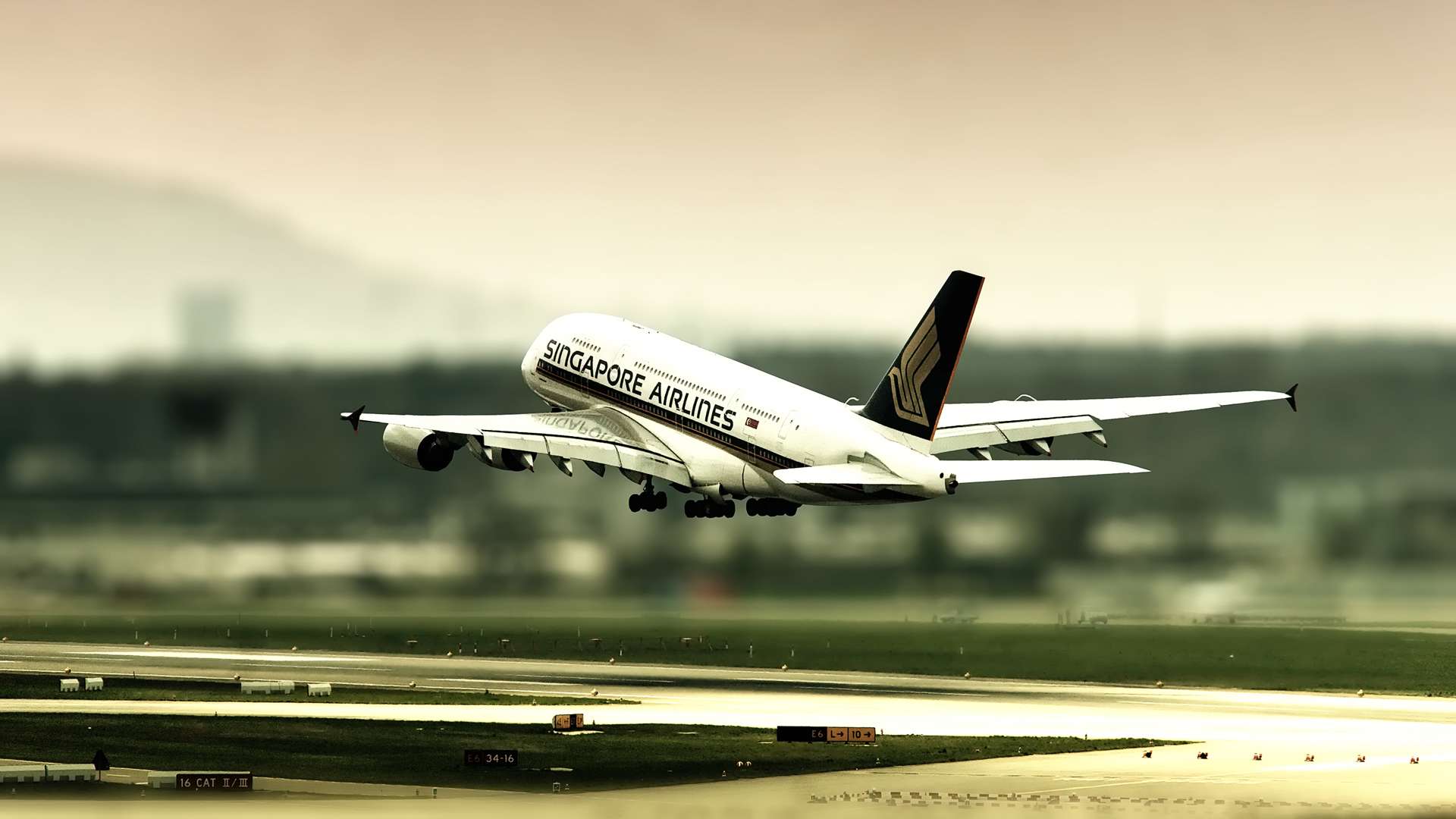 A380 Landing Wallpaper