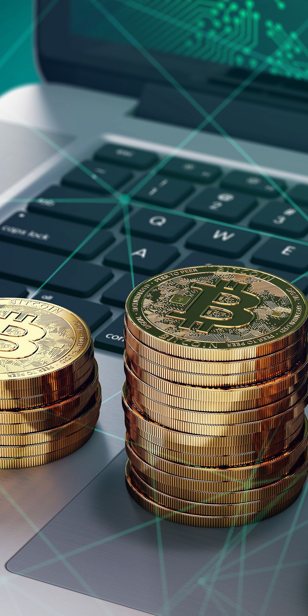 Crypto coins, Bitcoin, tech, 1080x2160 wallpaper. Bitcoin business, Crypto coin, Buy cryptocurrency