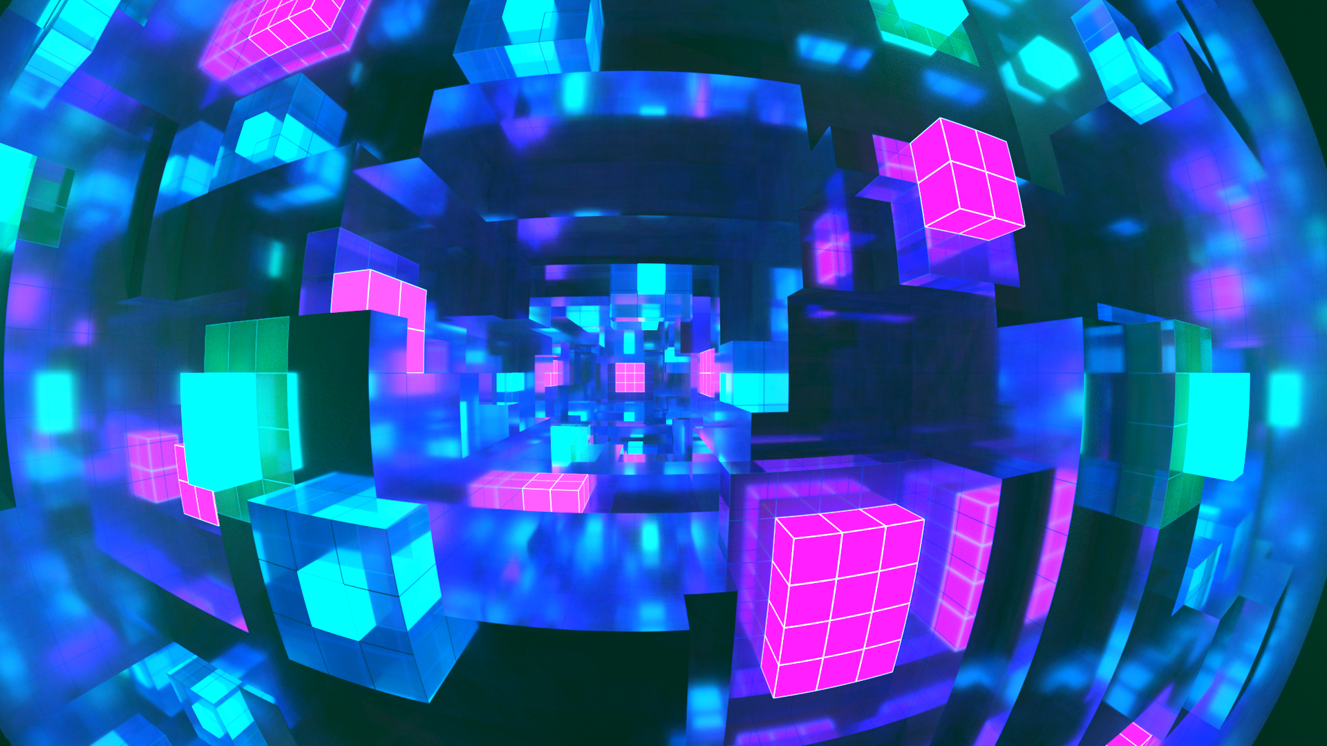 Vapor Voxel HD Wallpaper