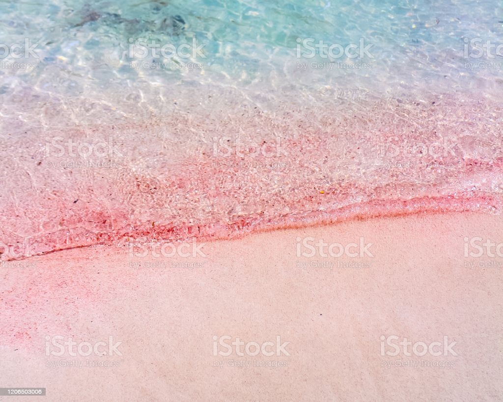 Pink Sand Beach At Balos Bay Crete Image Now