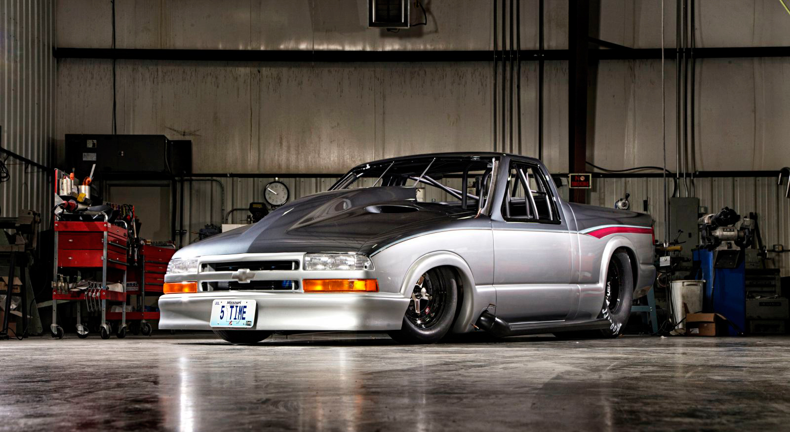 World's Quickest Street Legal car is a Chevy S10 pickup truck.