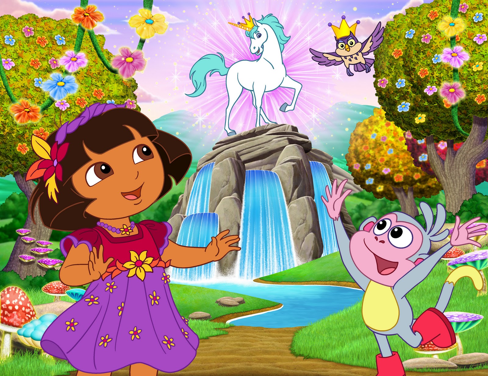 dora, The, Explorer Wallpaper HD / Desktop and Mobile Background