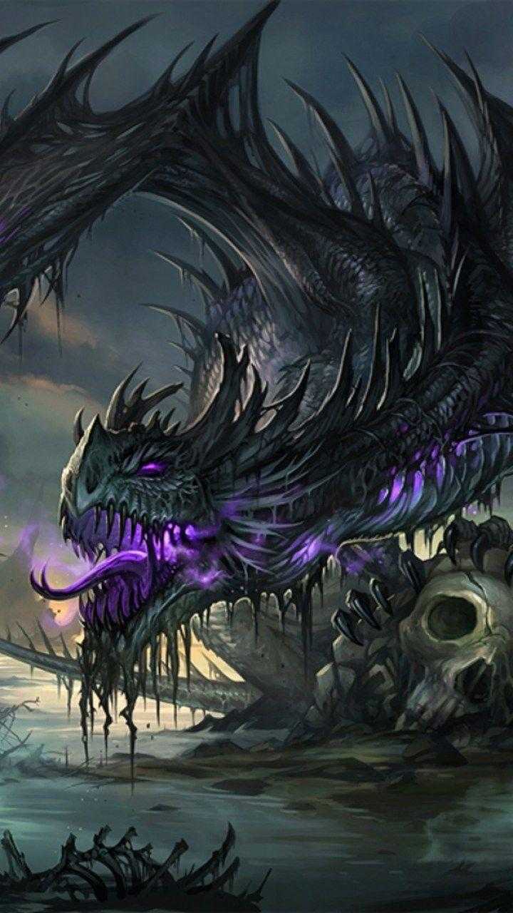 scary dragons wallpaper