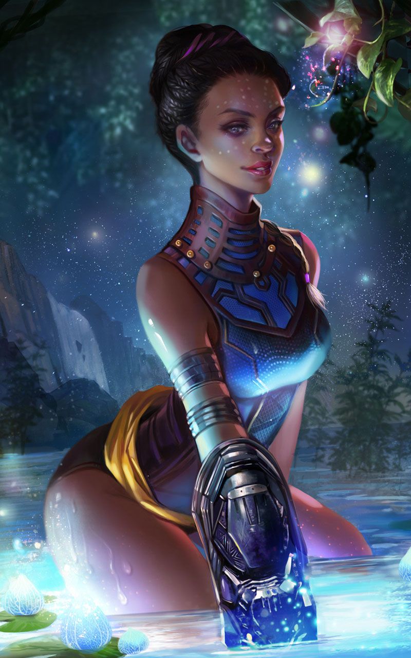 3D Black Panther Wallpaper. Black comics, Black panther, Character portraits