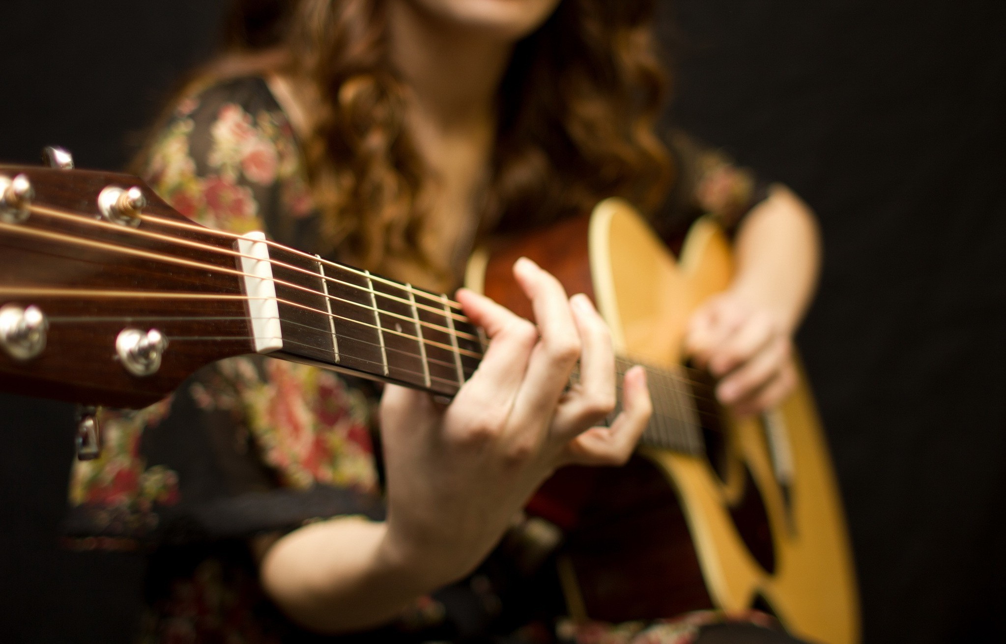 women, Guitar, Music Wallpaper HD / Desktop and Mobile Background