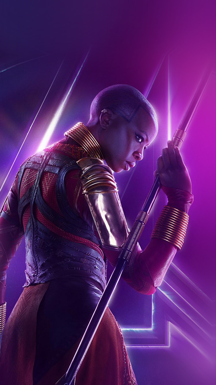 Avengers Danai Girl Blackpanther Hero Marvel Art Film Wallpaper