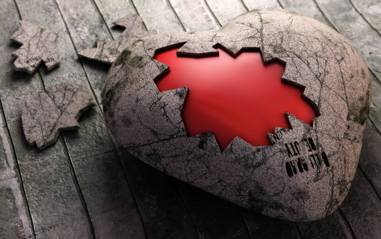 Heart Puzzle Wallpaper Heart HD Wallpaper 1080p