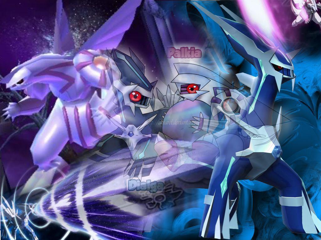 Dialga and Palkia Wallpaper