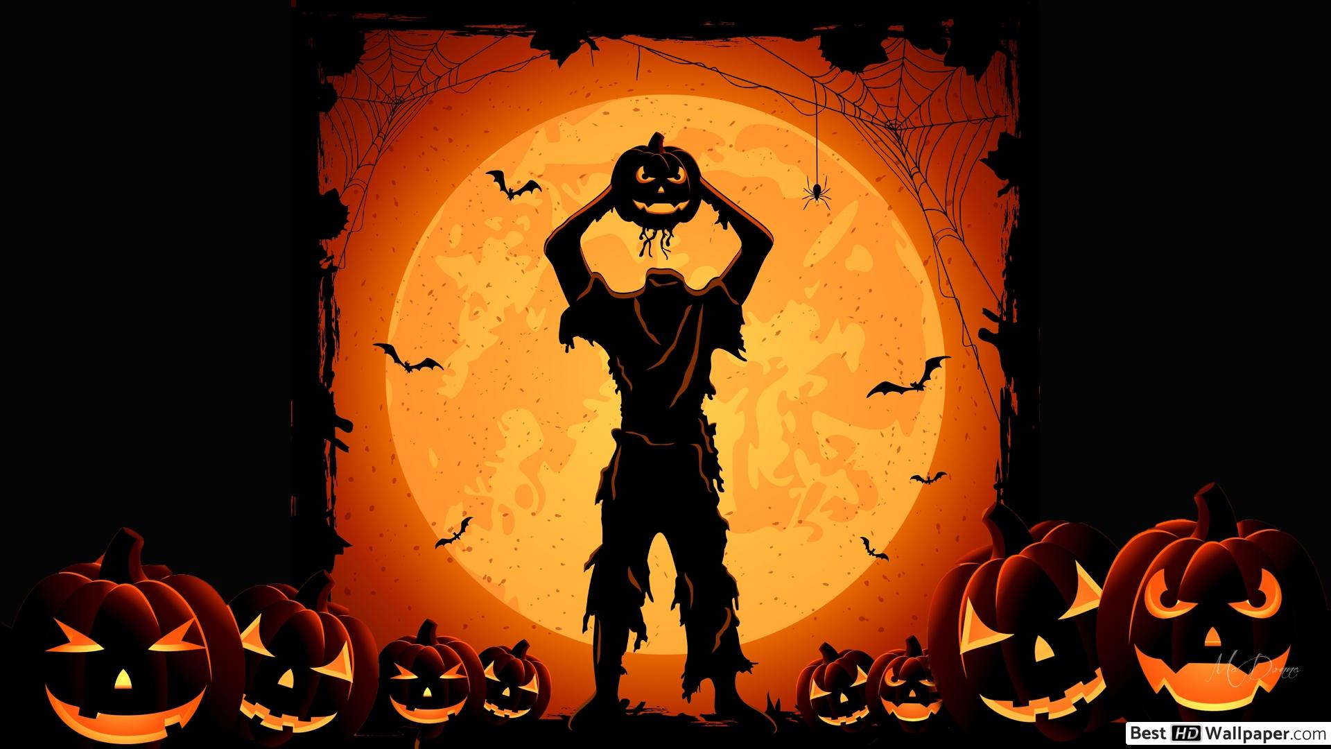 Scary Halloween Orange Wallpapers - Wallpaper Cave