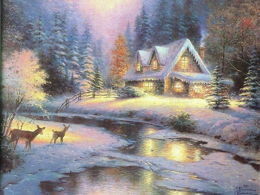 Christmas Art 09 Winter Scenes