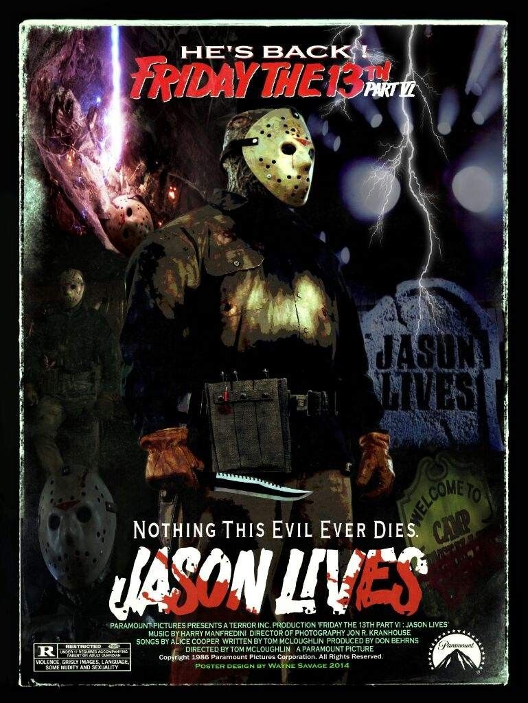 Friday The 13th Part VI: Jason Lives (1986) Posters at MovieScore™
