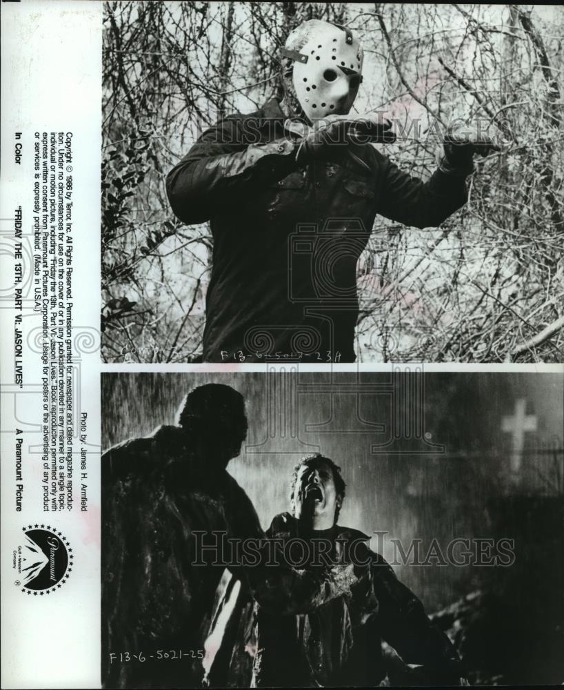 Press Photo Scenes from riday the 13th, Part VI: Jason Lives