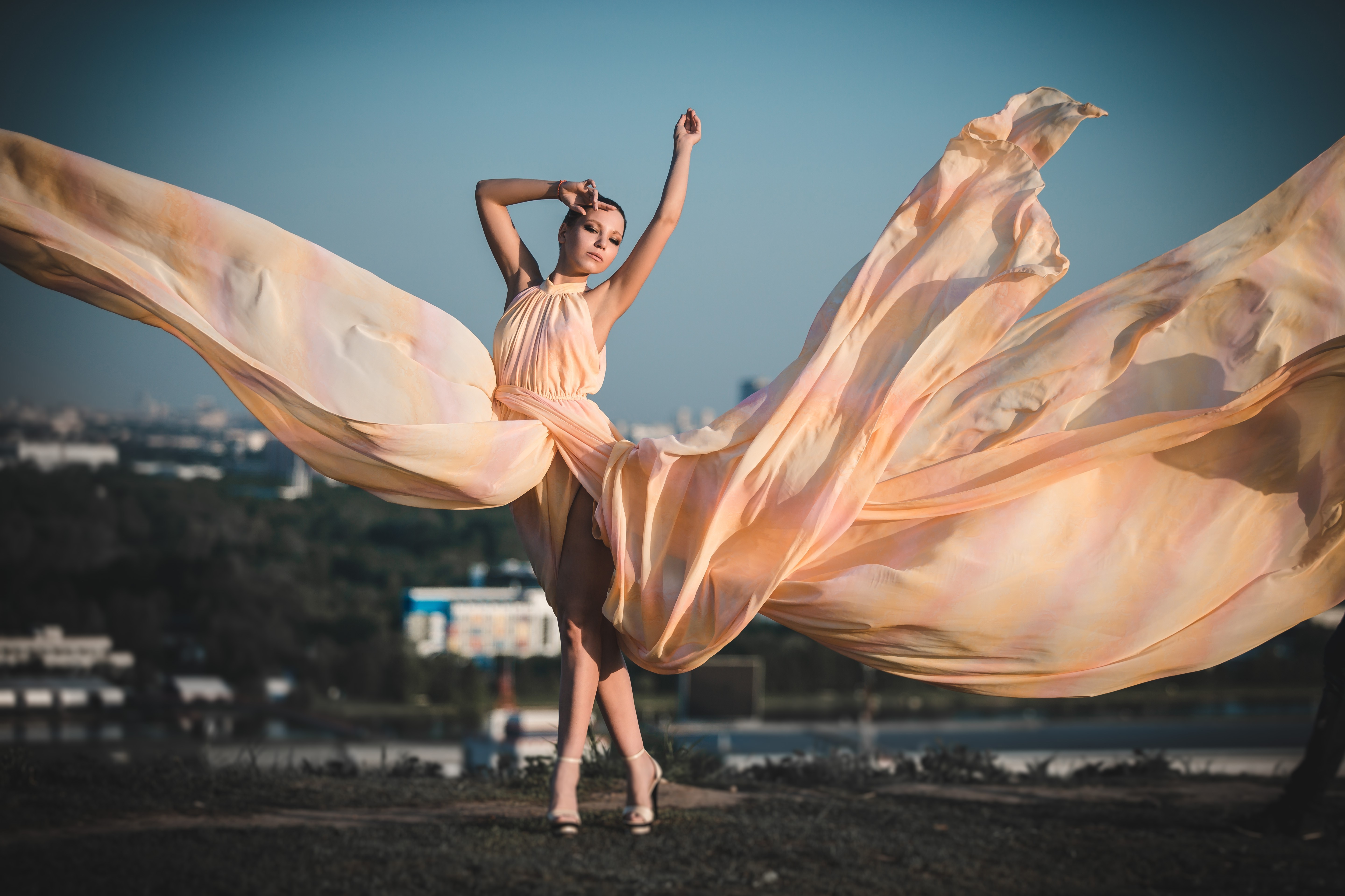 Wallpaper, sports, model, photography, fashion, wedding dress, weddings, entertainment, color, performance art, performing arts, modern dance, 5760x3840 px, concert dance 5760x3840