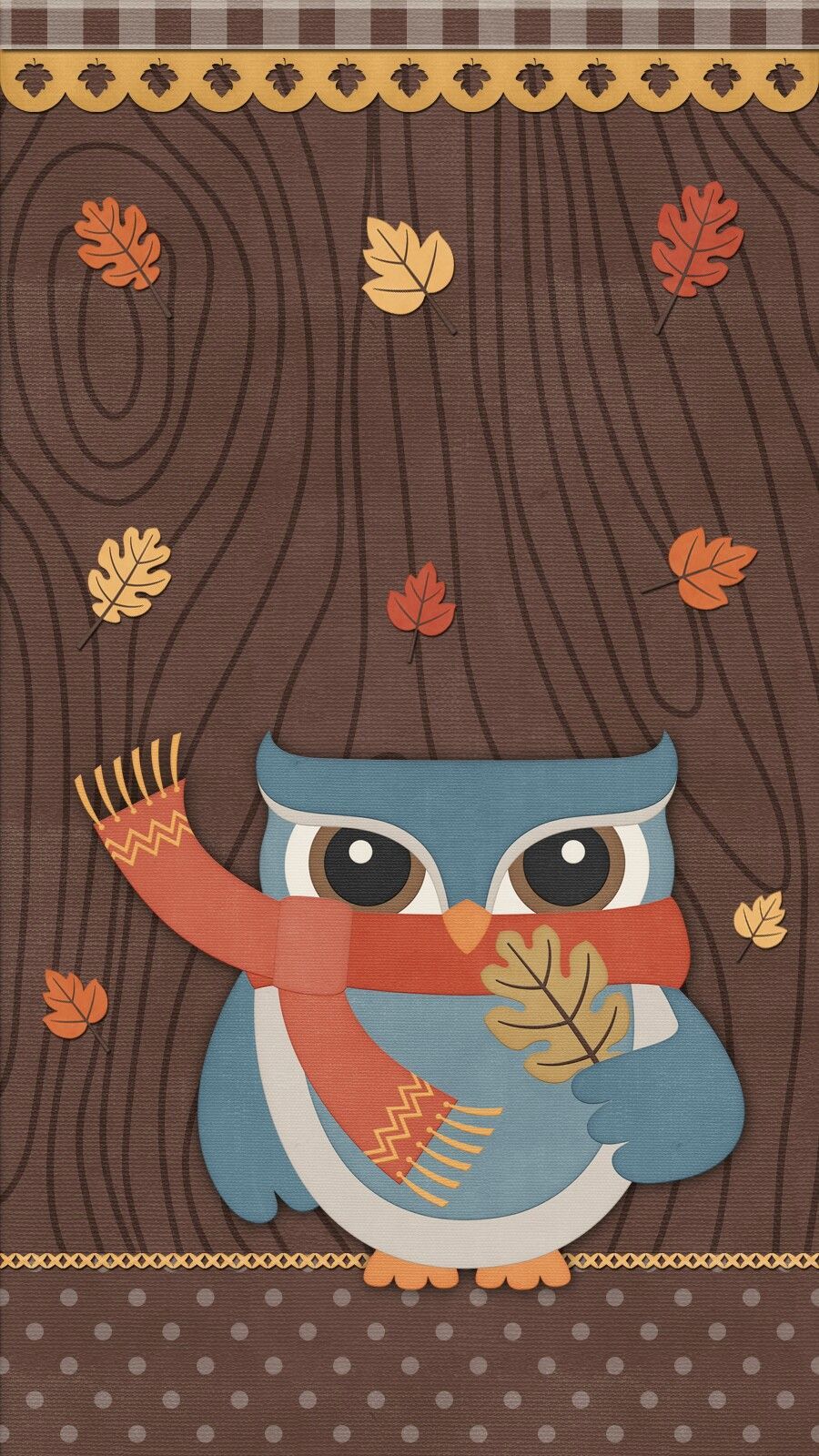 Cute Fall Owl Wallpaper, HD Cute Fall Owl Background on WallpaperBat