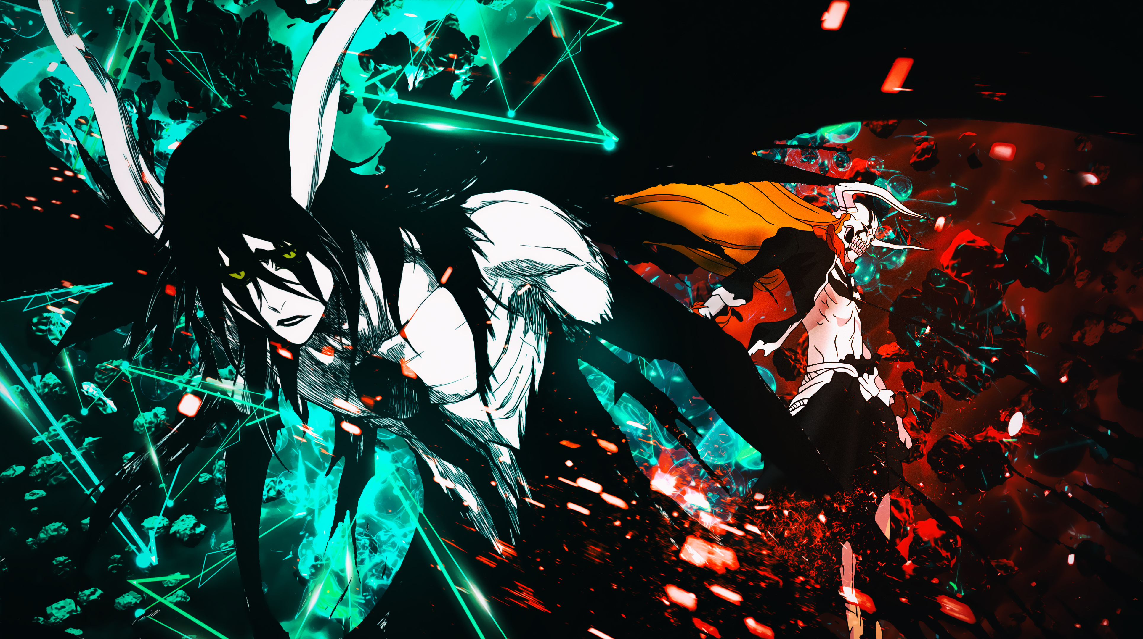 Ichigo vs Ulquiorra wallpaper by tsukuyomi_art_ - Download on ZEDGE™