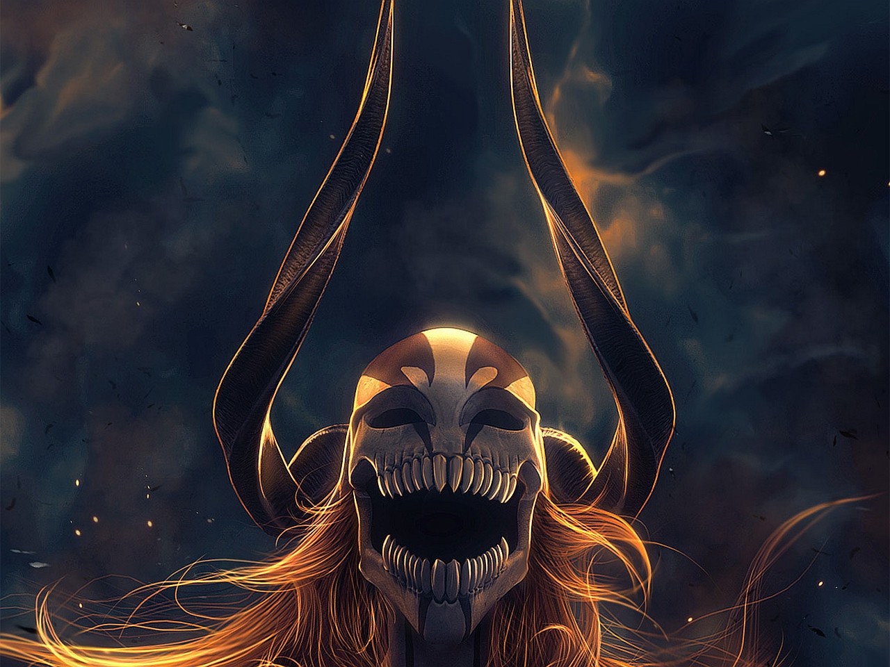 anime, Bleach, Kurosaki Ichigo, Vasto Lorde, Hollow, Horns Wallpaper HD / Desktop and Mobile Background