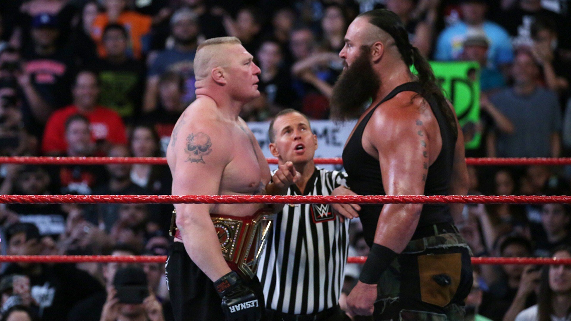 Braun Strowman vs Brock Lesnar in WWE