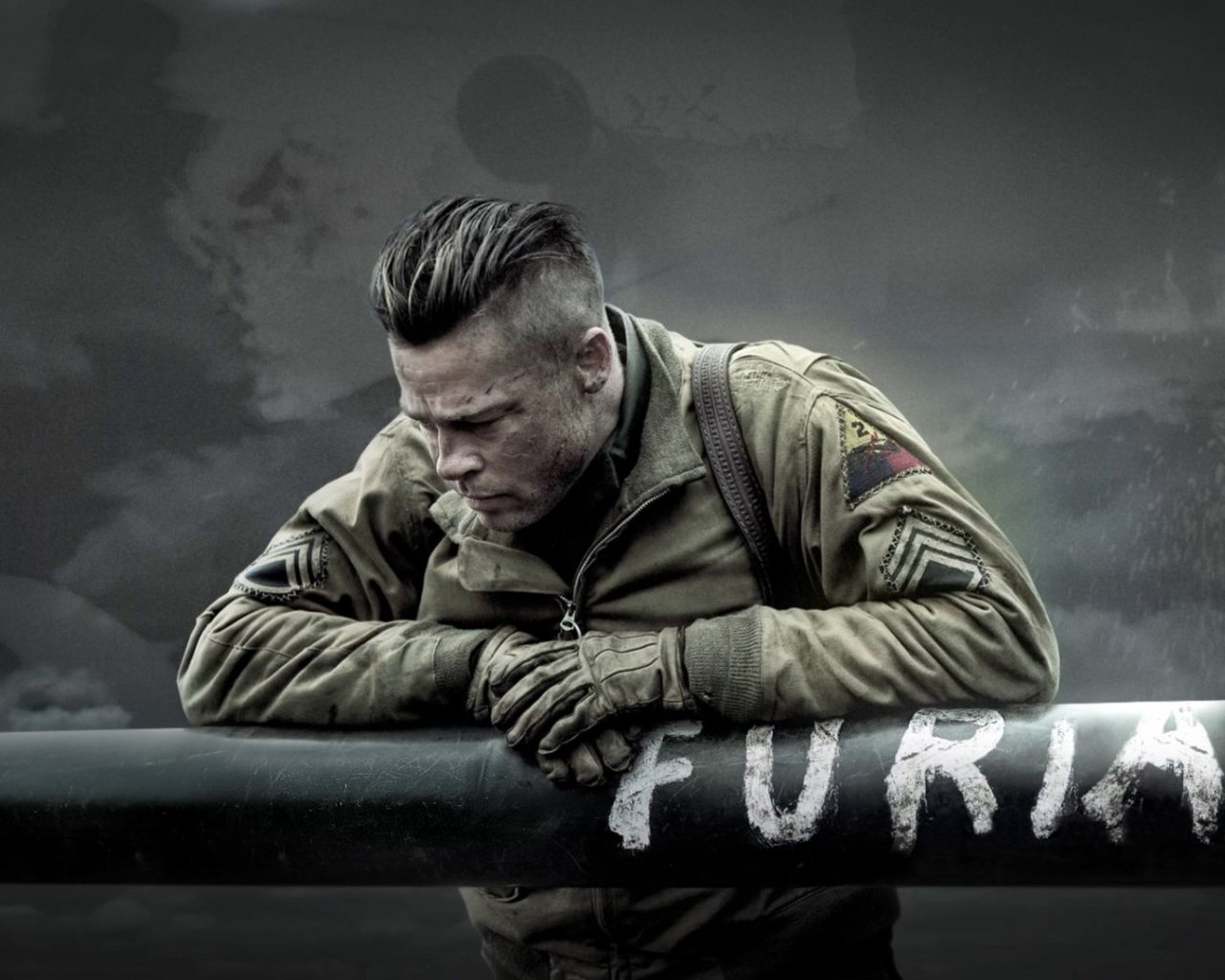 Fury Brad Pitt Wallpapers Wallpaper Cave